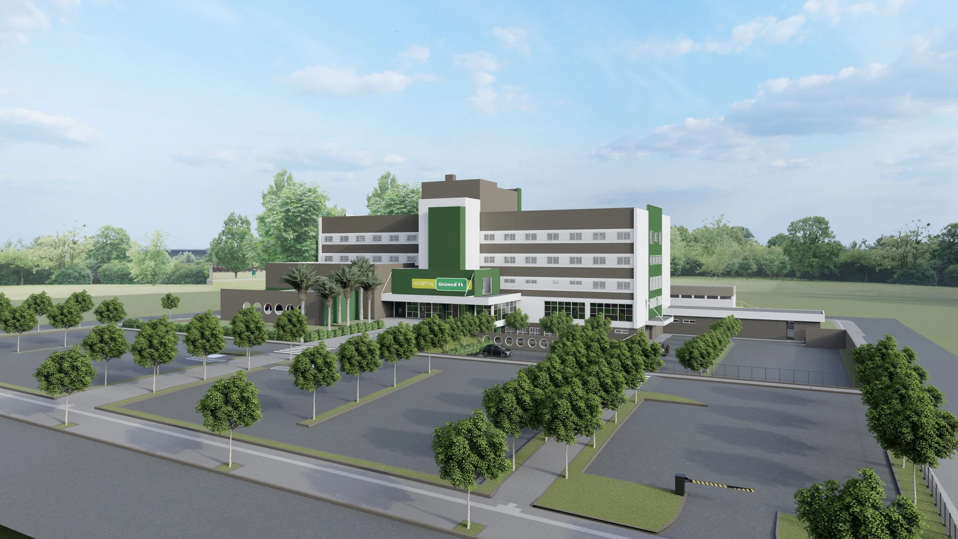 Fachada do Hospital Regional Unimed